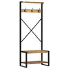 Vaateteline 80x40x190 cm Massiivipuuta mango