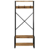 Vaateteline 80x40x190 cm Massiivipuuta mango