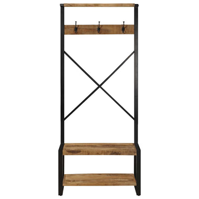 Vaateteline 80x40x190 cm Massiivipuuta mango