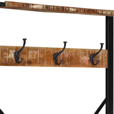 Vaateteline Monivärinen 80x40x190 cm Massiivipuu kierrätetty