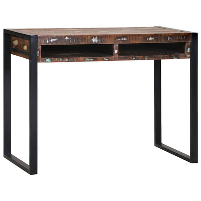 Meikkipöytä Monivärinen 100 x 50 x 75 cm Kierrätetty Täyspuu