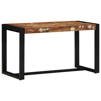 Penkki Monivärinen 80x35x45 cm Kierrätetty massiivipuu