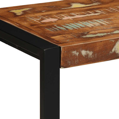 Penkki Monivärinen 80x35x45 cm Kierrätetty massiivipuu