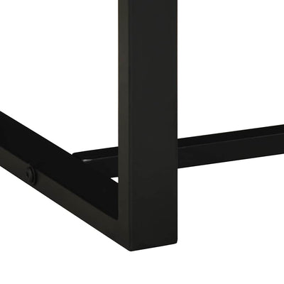 Monivärinen penkki Dulciu 80x35x45cm (kierrätetty massiivipuu)