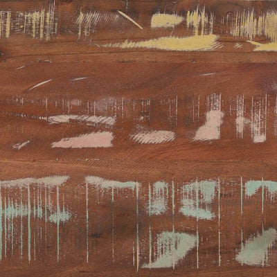 Penkki Monivärinen 100 x 35 x 45 cm Kierrätetty Täyspuu