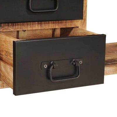 Säilytysbench Ruskea 80 x 35 x 40 cm Täysi Mangopuu