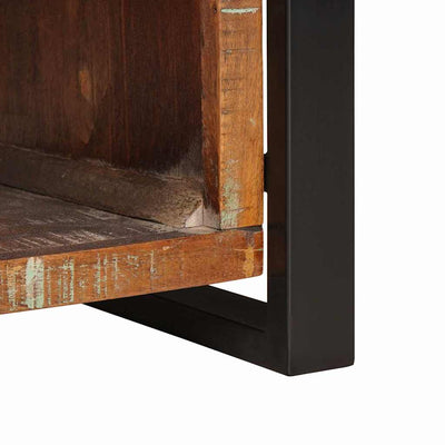 Säilytysbench Monivärinen 80 x 35 x 40 cm Kierrätetty Täyspuu