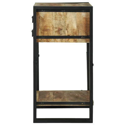 Päätypöytä Ruskea 40 x 40 x 80 cm Täysi karkea mangopuu