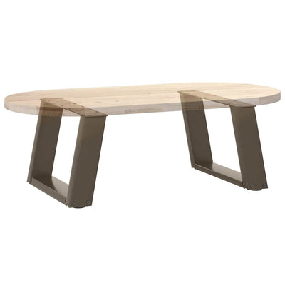 sohvapöydän jalat U-muotoiset 2 kpl luonnonteräs 40x(30-31) cm