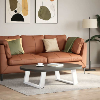 Valkoinen sohvapöydän jalat u-muotoiset Hodjaev 60x(30-31)cm (2 kpl)