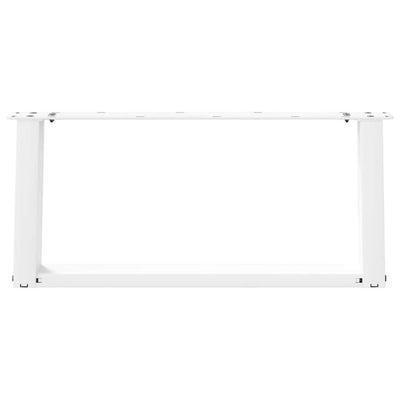 Valkoinen sohvapöydän jalat u-muotoiset Hodjaev 70x(30-31)cm (2 kpl)