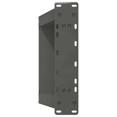 sohvapöydän jalat U-muotoiset 2 kpl antrasiittia 38x(42-43) cm