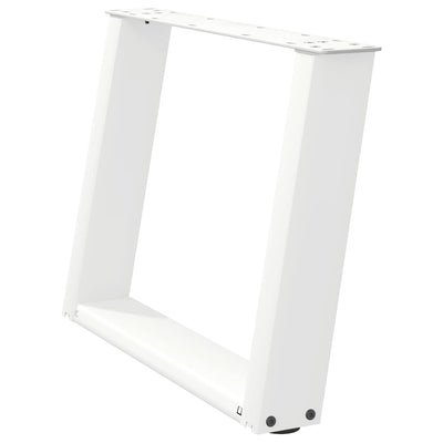 Valkoinen sohvapöydän jalat u-muotoiset Hodjaev 70x(42-43)cm (2 kpl)