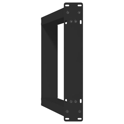 konsolipöydän jalat U-muotoiset 2 kpl Musta 28x(72-73) cm
