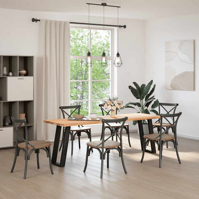 Musta konsolipöydän jalat u-muotoiset Hodjaev 38x(72-73)cm (2 kpl)