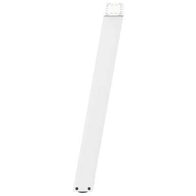 ruokapöydän jalat U-muotoiset 2 kpl Valkoinen 50x(72-73) cm