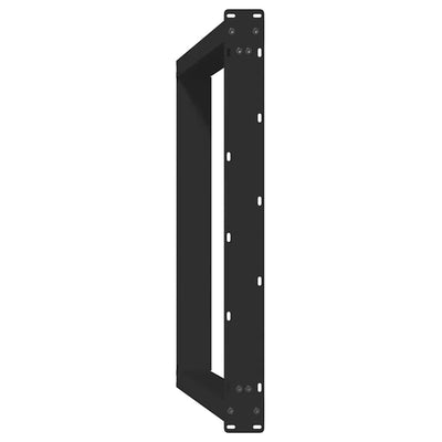ruokapöydän jalat U-muotoiset 2 kpl Musta 90x(72-73) cm Teräs