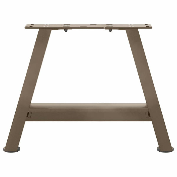 Sohvapöydän jalat A-muotoiset 2 kpl 30x(30-31) cm teräs