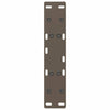Sohvapöydän jalat A-muotoiset 2 kpl 40x(30-31) cm teräs