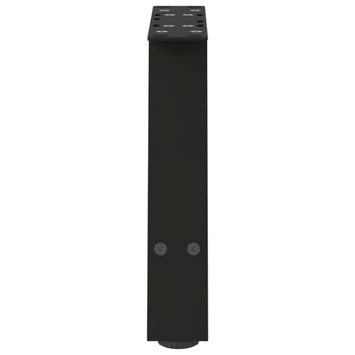 Sohvapöydän jalat A-muotoiset 2 kpl Musta 50x(30-31) cm Teräs