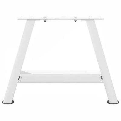Sohvapöydän jalat A-muotoiset 2 kpl Valkoinen 50x(30-31) cm