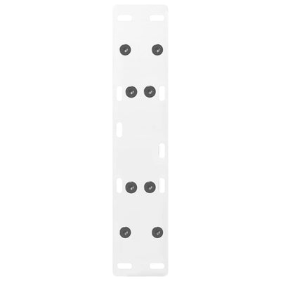 Sohvapöydän jalat A-muotoiset 2 kpl Valkoinen 50x(30-31) cm