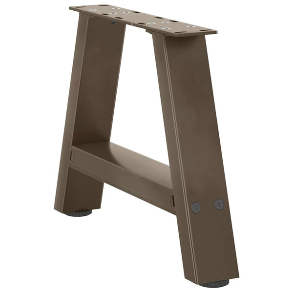 Sohvapöydän jalat A-muotoiset 2 kpl 50x(30-31) cm teräs