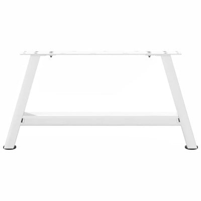 Sohvapöydän jalat A-muotoiset 2kpl valkoinen 30x(30-31)cm teräs