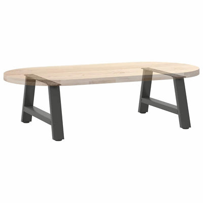 Sohvapöydän jalat A-muotoiset 2 kpl Antrasiitti 60x(30-31) cm