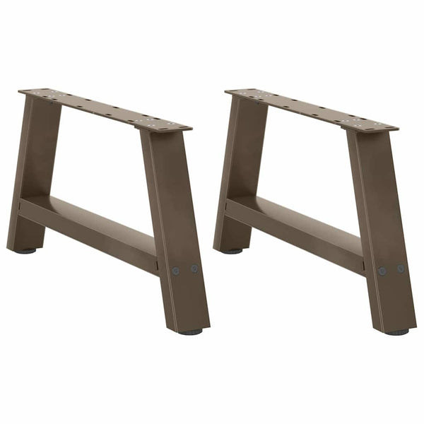 Sohvapöydän jalat A-muotoiset 2 kpl 60x(30-31) cm teräs