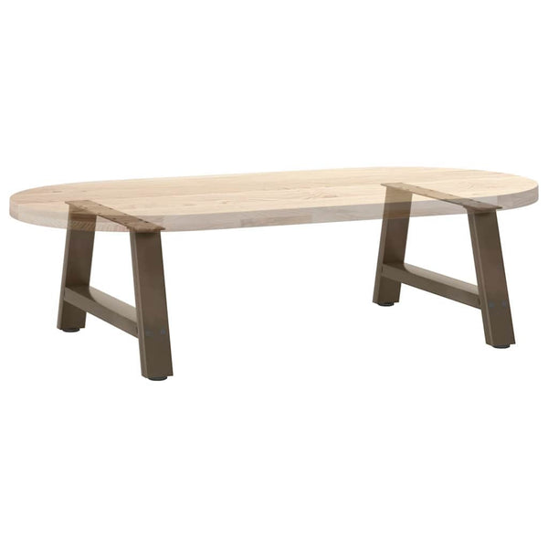 Sohvapöydän jalat A-muotoiset 2 kpl 60x(30-31) cm teräs