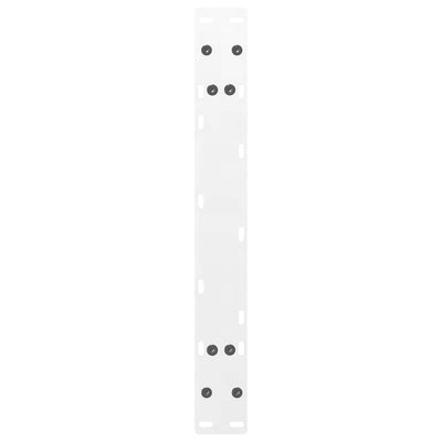 Sohvapöydän jalat A-muotoiset 2 kpl Valkoinen 70x(30-31) cm