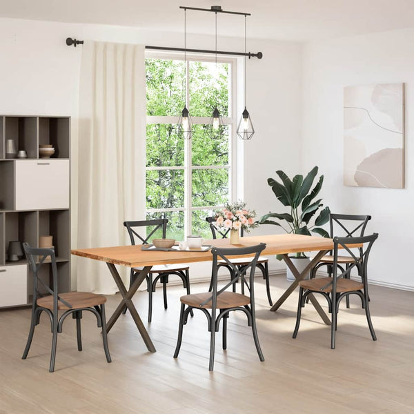Sohvapöydän jalat A-muotoiset 2 kpl 70x(30-31) cm teräs
