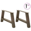 Sohvapöydän jalat A-muotoiset 2 kpl 70x(30-31) cm teräs