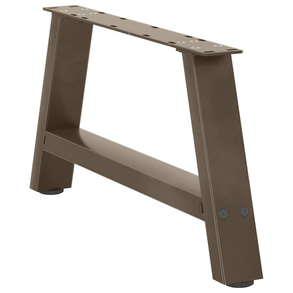 Sohvapöydän jalat A-muotoiset 2 kpl 70x(30-31) cm teräs