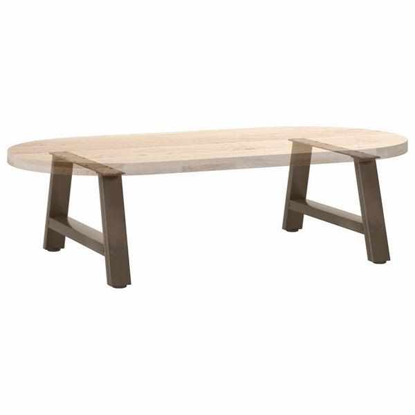 Sohvapöydän jalat A-muotoiset 2 kpl 70x(30-31) cm teräs