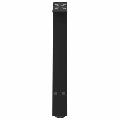 Sohvapöydän jalat A-muotoiset 2 kpl Musta 38x(42-43) cm Teräs