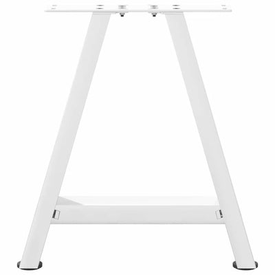 sohvapöydän jalat A-muotoiset 2 kpl Valkoinen 38x(42-43) cm