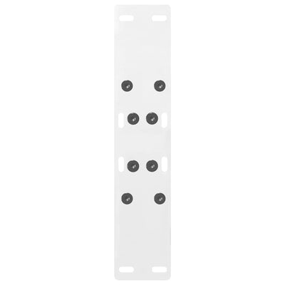 sohvapöydän jalat A-muotoiset 2 kpl Valkoinen 38x(42-43) cm
