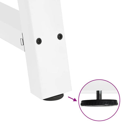 Valkoinen sohvapöydän jalat a-muotoiset Karoi 38x(42-43)cm (2 kpl)