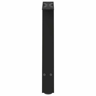Sohvapöydän jalat A-muotoiset 2 kpl Musta 50x(42-43) cm Teräs