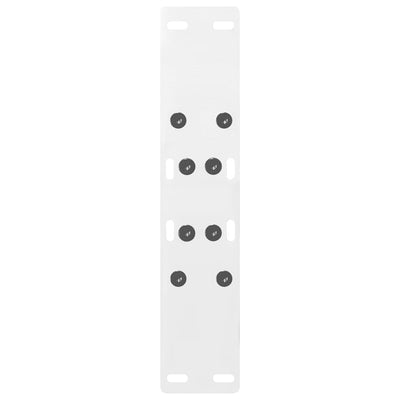 Sohvapöydän jalat A-muotoiset 2 kpl Valkoinen 50x(42-43) cm