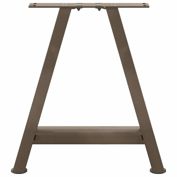 Sohvapöydän jalat A-muotoiset 2 kpl 50x(42-43) cm teräs