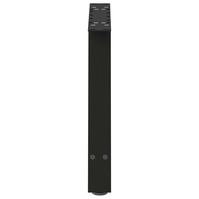 Sohvapöydän jalat A-muotoiset 2 kpl Musta 60x(42-43) cm Teräs