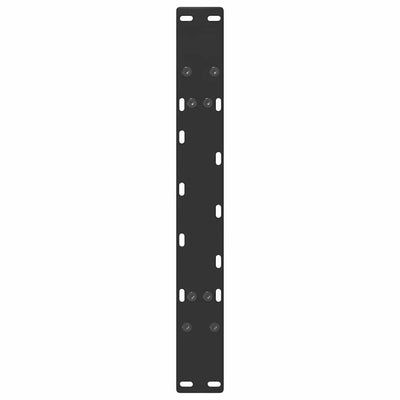 Sohvapöydän jalat A-muotoiset 2 kpl Musta 60x(42-43) cm Teräs