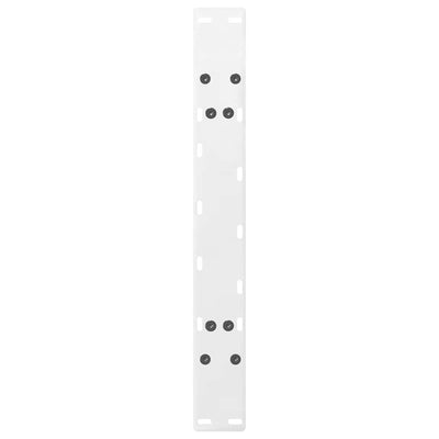 sohvapöydän jalat A-muotoiset 2 kpl Valkoinen 60x(42-43) cm