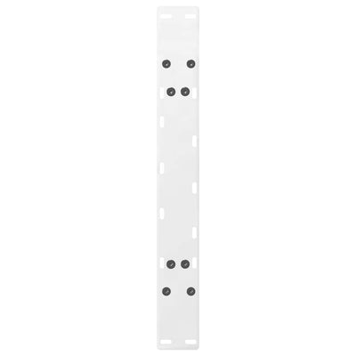 sohvapöydän jalat A-muotoiset 2 kpl Valkoinen 70x(42-43) cm