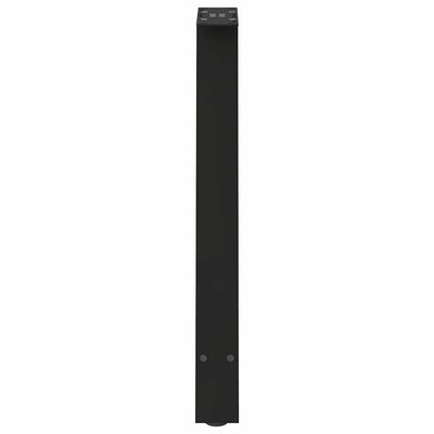 Sohvapöydän jalat A-muotoiset 2 kpl Musta 50x(72-73) cm Teräs