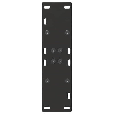 Musta sohvapöydän jalat a-muotoiset Karoi 60x(72-73)cm (2 kpl teräs)