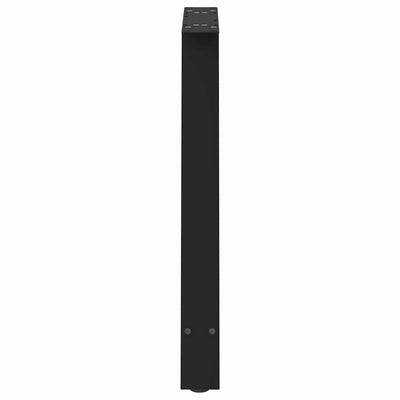 Sohvapöydän jalat A-muotoiset 2 kpl Musta 70x(72-73) cm Teräs